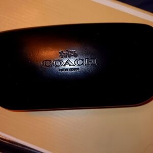 Coach sun glass case
